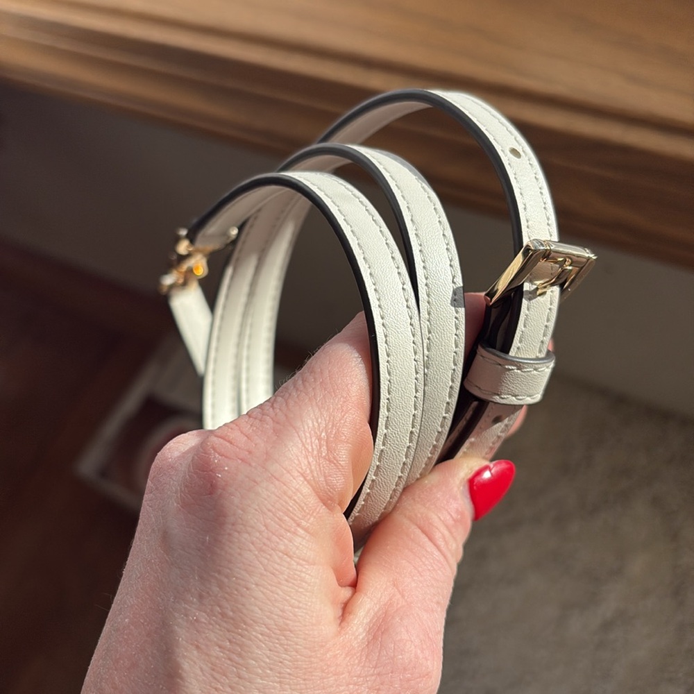 Ivory Michael Kors Replacement Crossbody Strap Le… - image 2